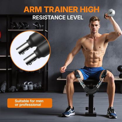 Merach Adjustable Power Twister Bar for Arm Trainer, Chest and Arm Strength Training Equipment for Men, Portable Upper Body Workout Machine for Home Gym Fitness, Shoulder Muscle Training, Portable Spring Resistance, Tiktokshopblackfriday Springstatements