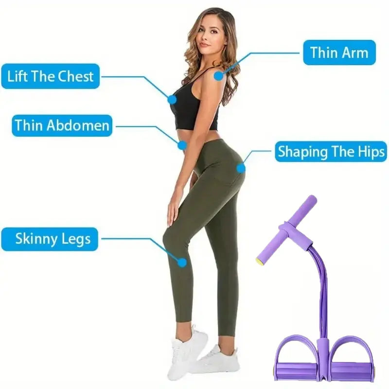 Multi-Functional Elastic Pull Strap – Portable Home Activity Band for Daily Stretching & Movement! Great for Flexibility & Relaxation, Easy to Store & Use