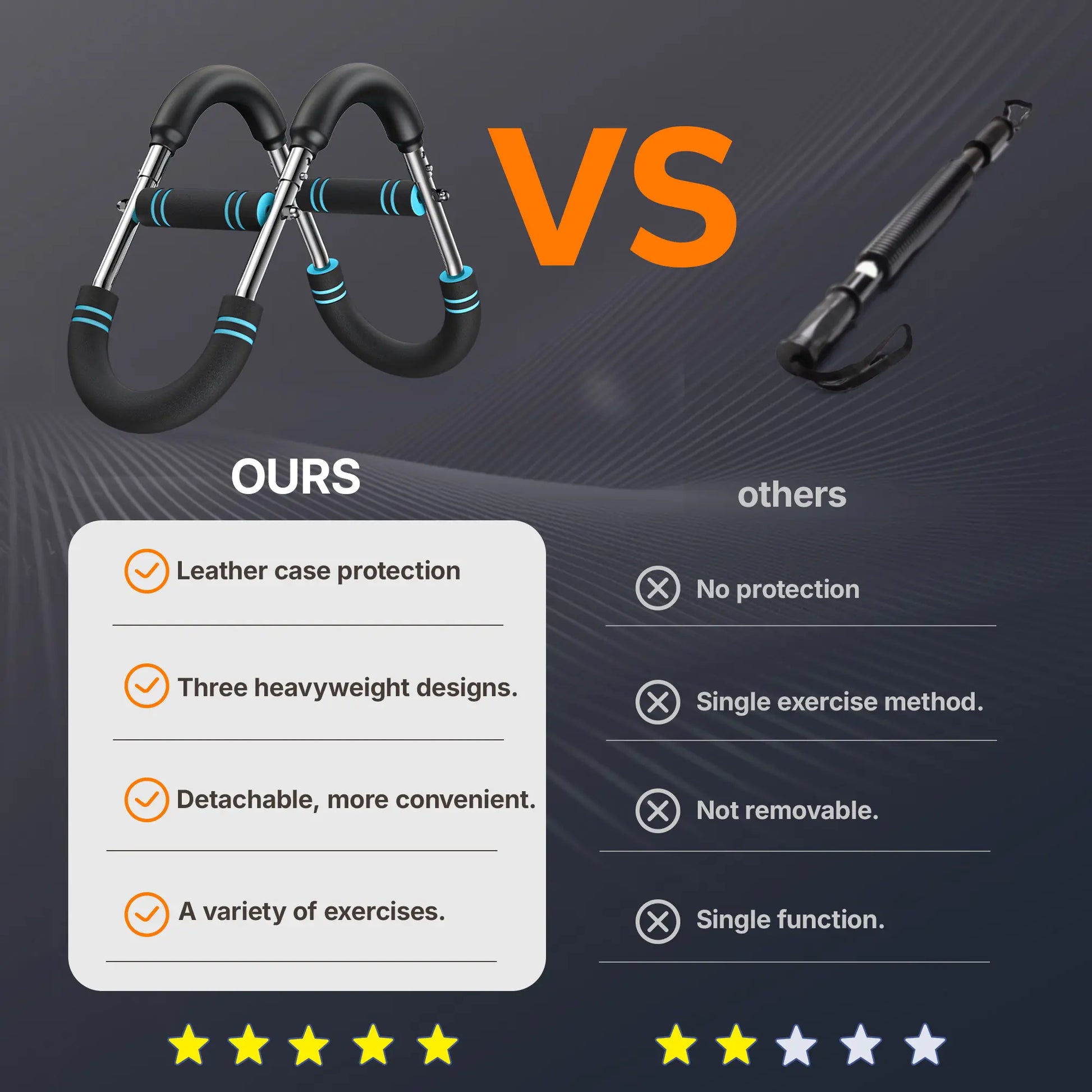 Merach Adjustable Power Twister Bar for Arm Trainer, Chest and Arm Strength Training Equipment for Men, Portable Upper Body Workout Machine for Home Gym Fitness, Shoulder Muscle Training, Portable Spring Resistance, Tiktokshopblackfriday Springstatements