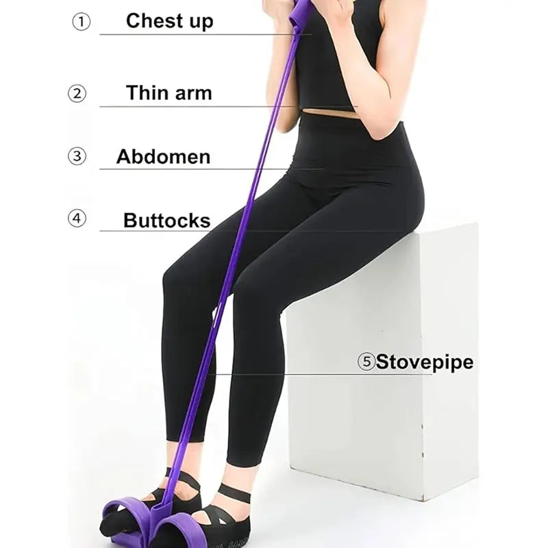Multi-Functional Elastic Pull Strap – Portable Home Activity Band for Daily Stretching & Movement! Great for Flexibility & Relaxation, Easy to Store & Use
